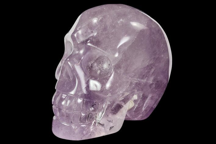 Carved Amethyst Crystal Skull #111715